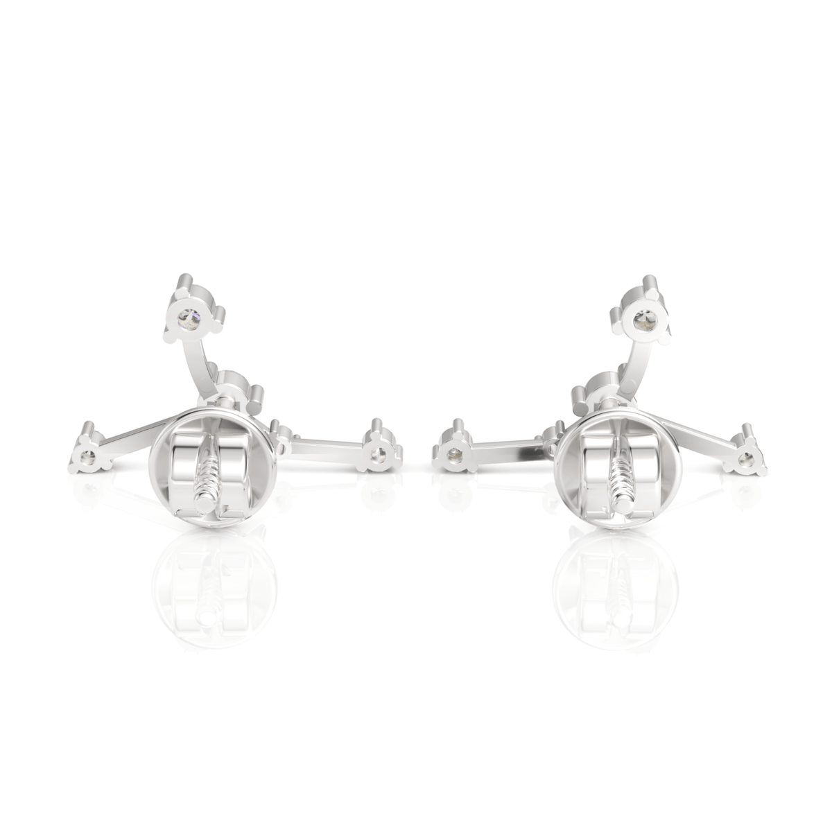 0.23CT Cancer Zodiac Round Lab Diamond Earring - Buvea Jewels