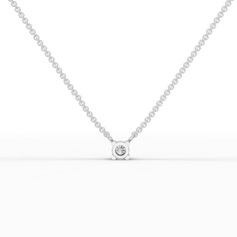 0.25CT Round Lab Diamond Solitaire Pendant - Buvea Jewels