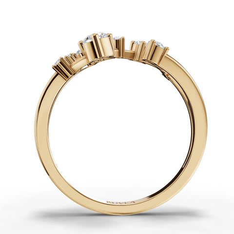 0.26CT Scorpio Zodiac Round Lab Diamond Ring - Buvea Jewels