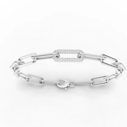 0.58CT Round Lab Diamond Chain Link Bracelet - Buvea Jewels