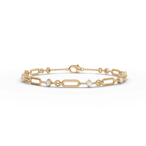 0.64CT Round Lab Diamond Glimmer Bracelet - Buvea Jewels