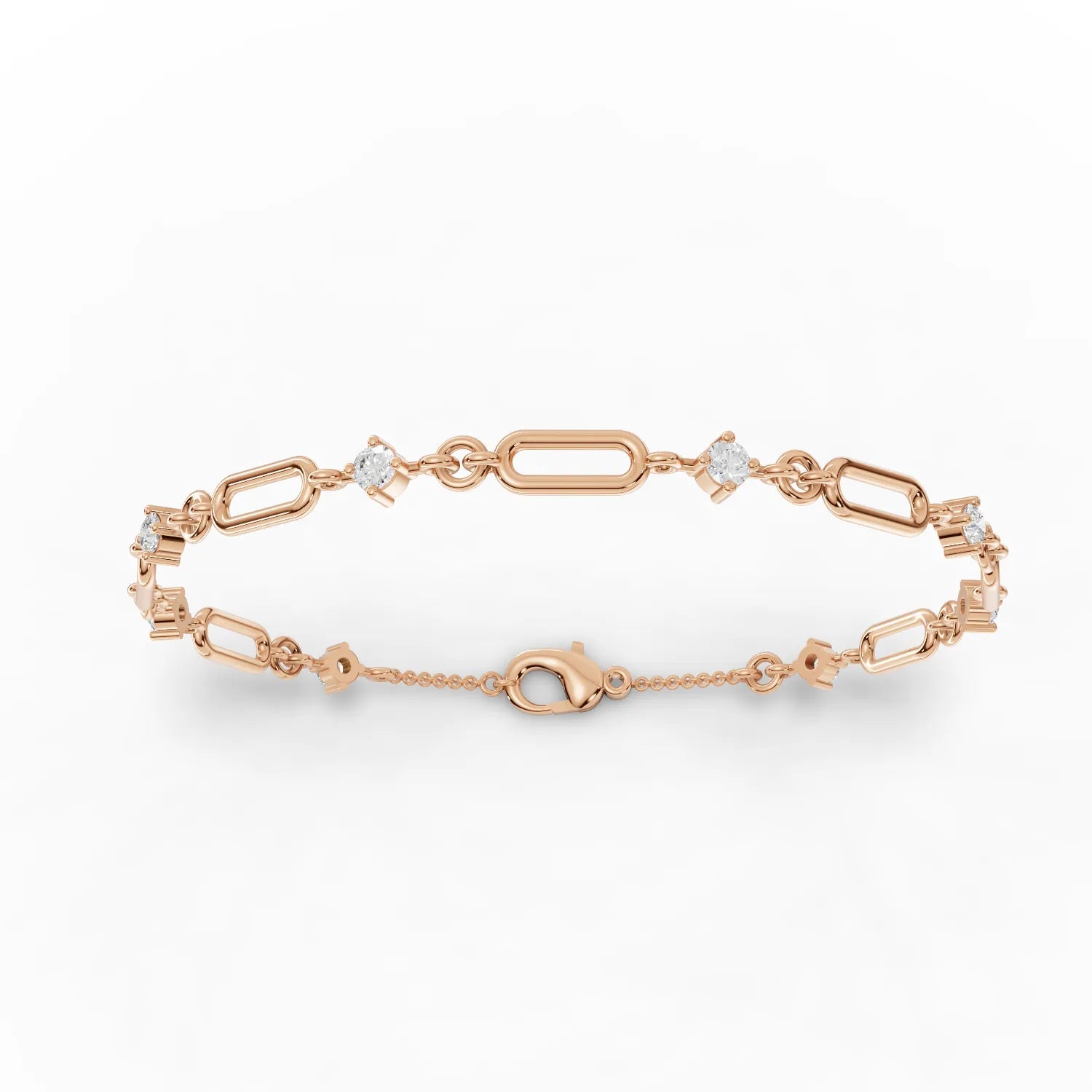 0.64CT Round Lab Diamond Glimmer Bracelet - Buvea Jewels