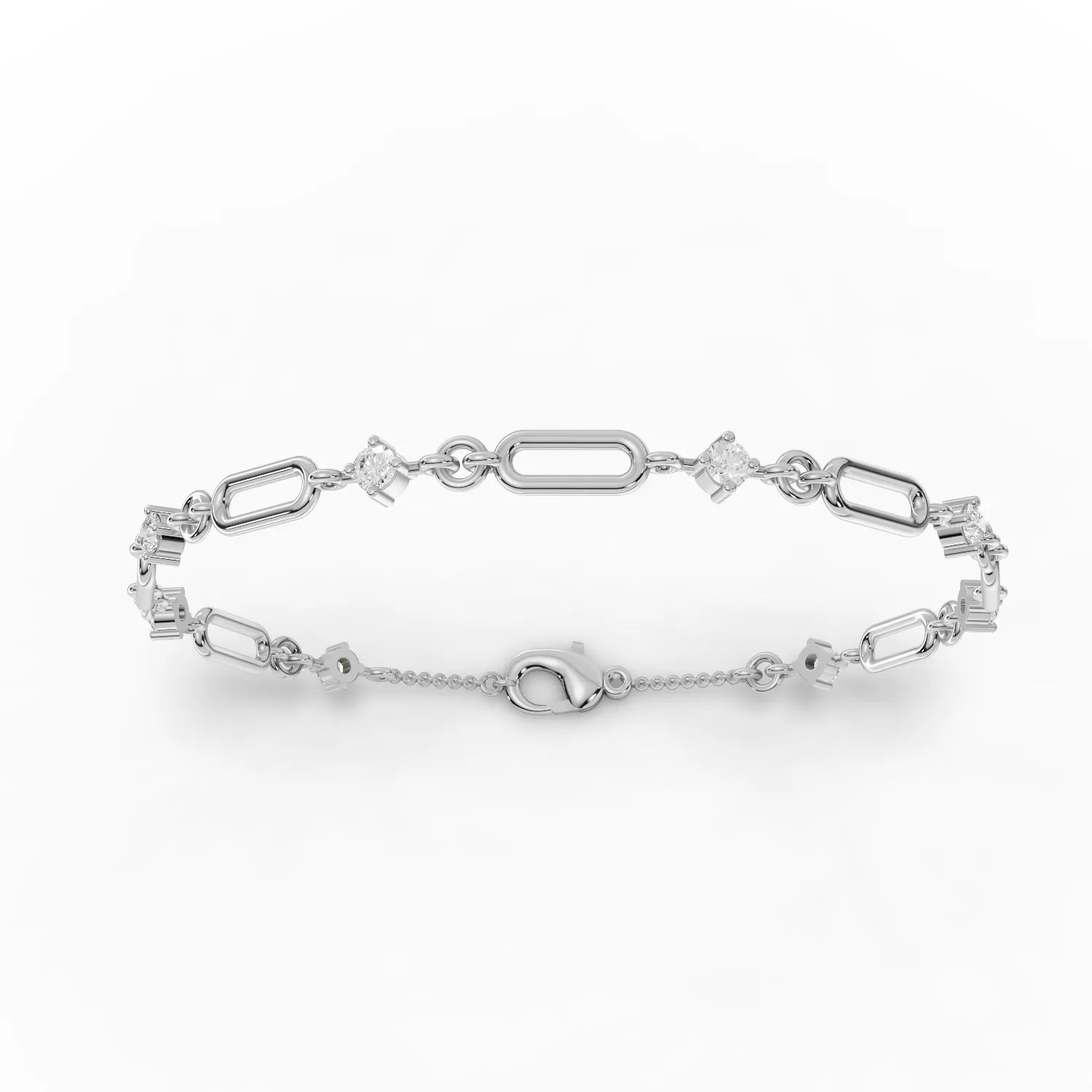 0.64CT Round Lab Diamond Glimmer Bracelet - Buvea Jewels
