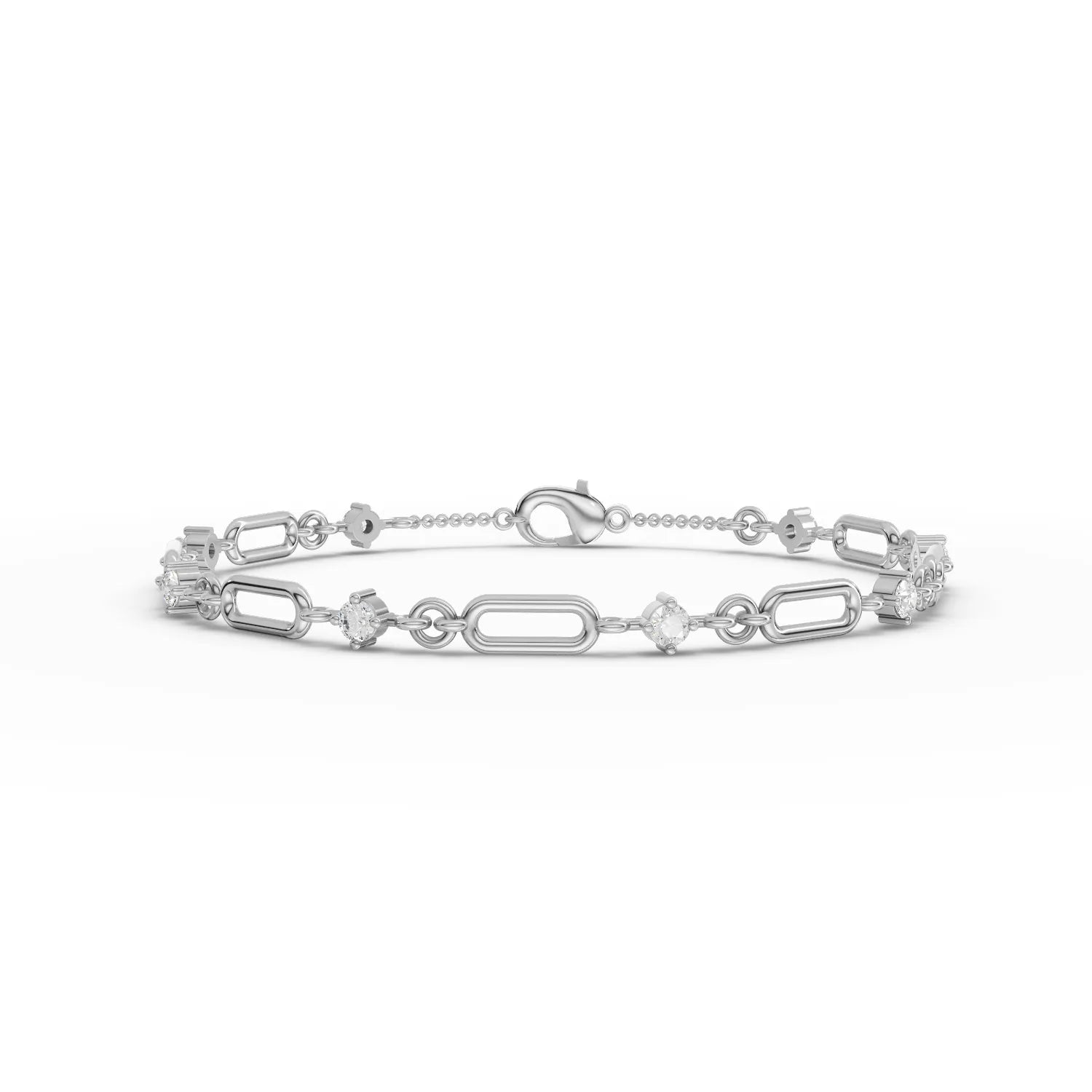 0.64CT Round Lab Diamond Glimmer Bracelet - Buvea Jewels
