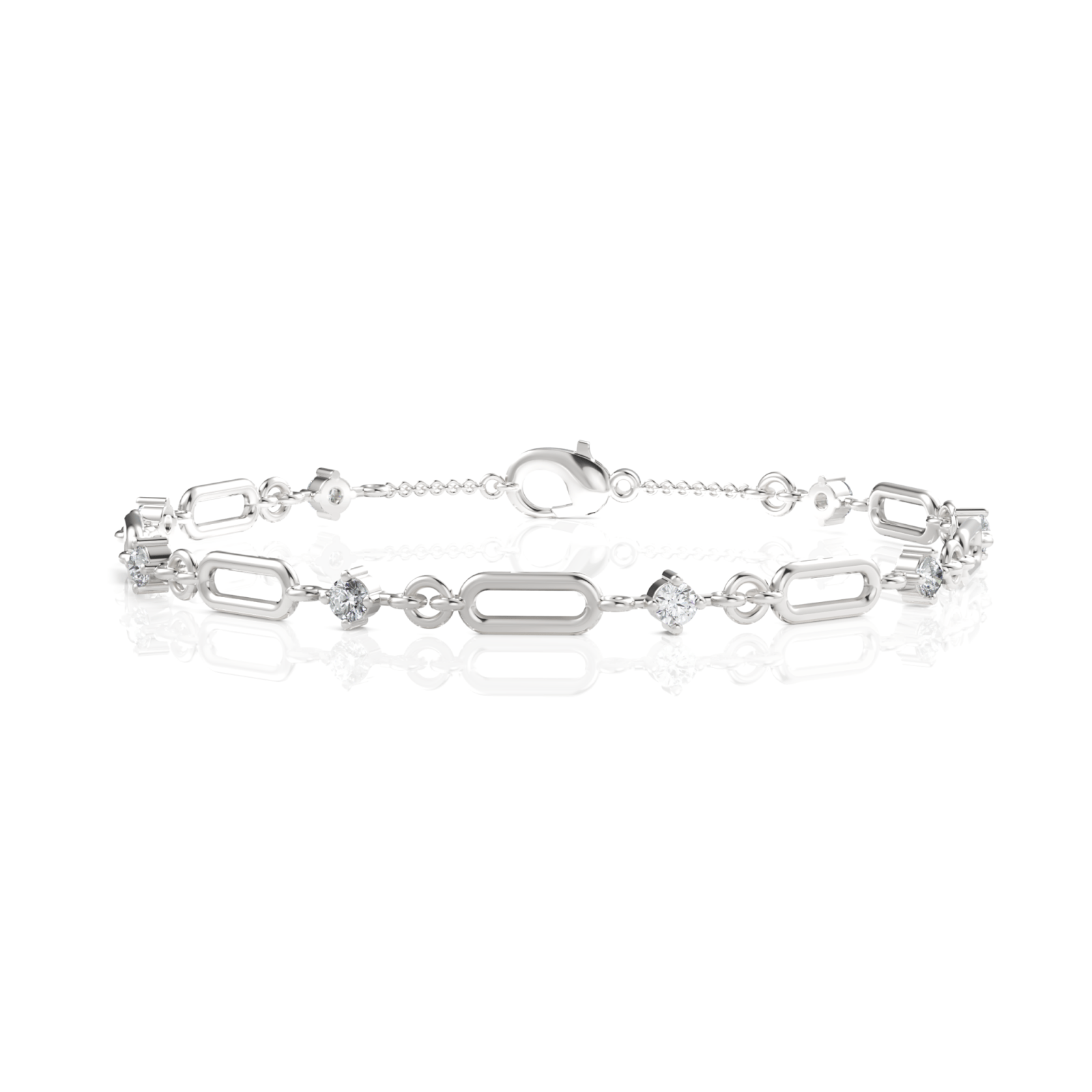 0.64CT Round Lab Diamond Glimmer Bracelet - Buvea Jewels