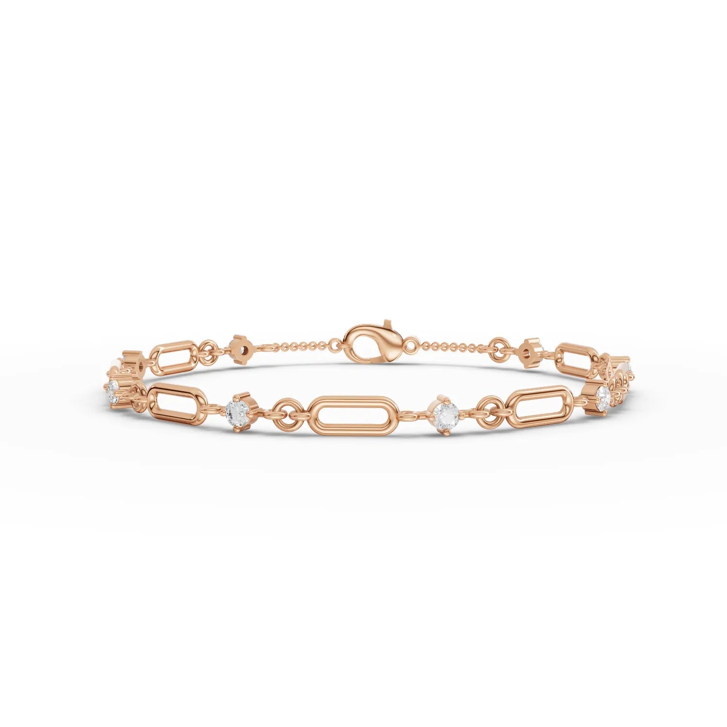 0.64CT Round Lab Diamond Glimmer Bracelet - Buvea Jewels