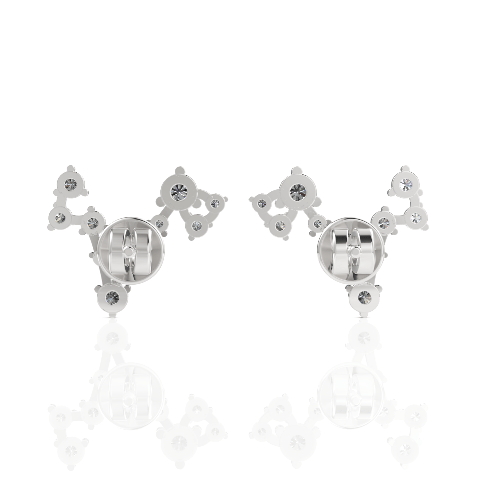 0.72CT Pisces Zodiac Round Lab Diamond Earring - Buvea Jewels