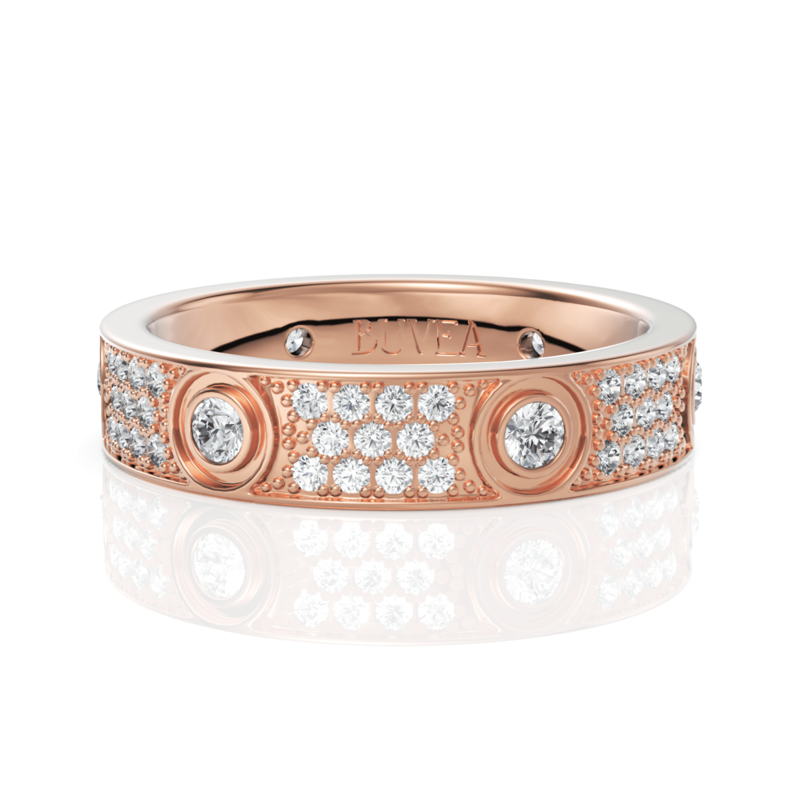 0.8CT Round Lab Diamond Premium Eternity Ring - Buvea Jewels