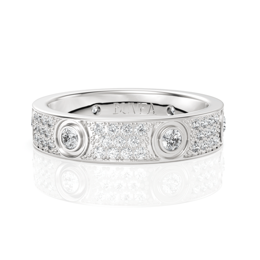 0.8CT Round Lab Diamond Premium Eternity Ring - Buvea Jewels