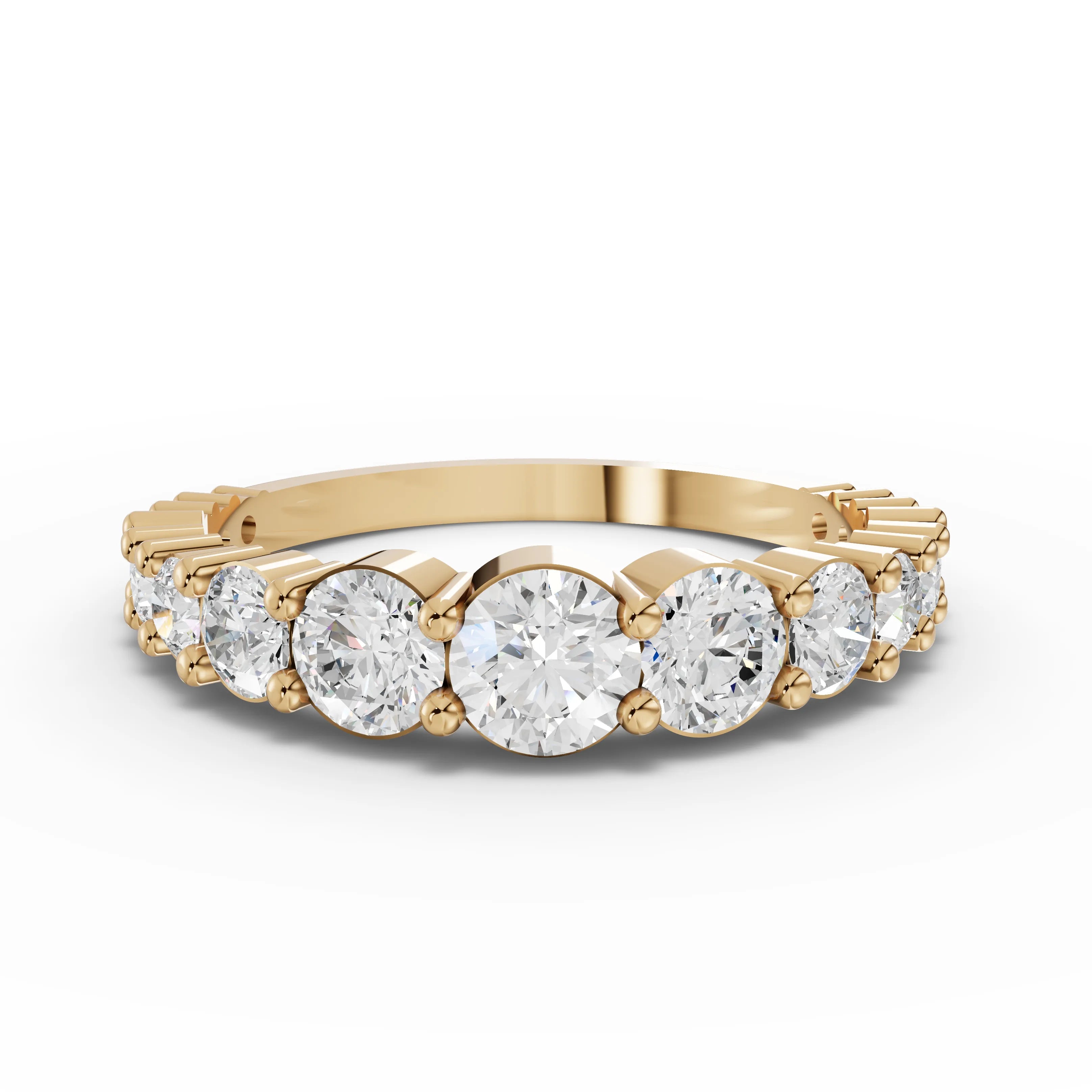 1.06CT Round Lab Diamond Elysian Eternity Band - Buvea Jewels