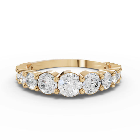 1.06CT Round Lab Diamond Elysian Eternity Band - Buvea Jewels