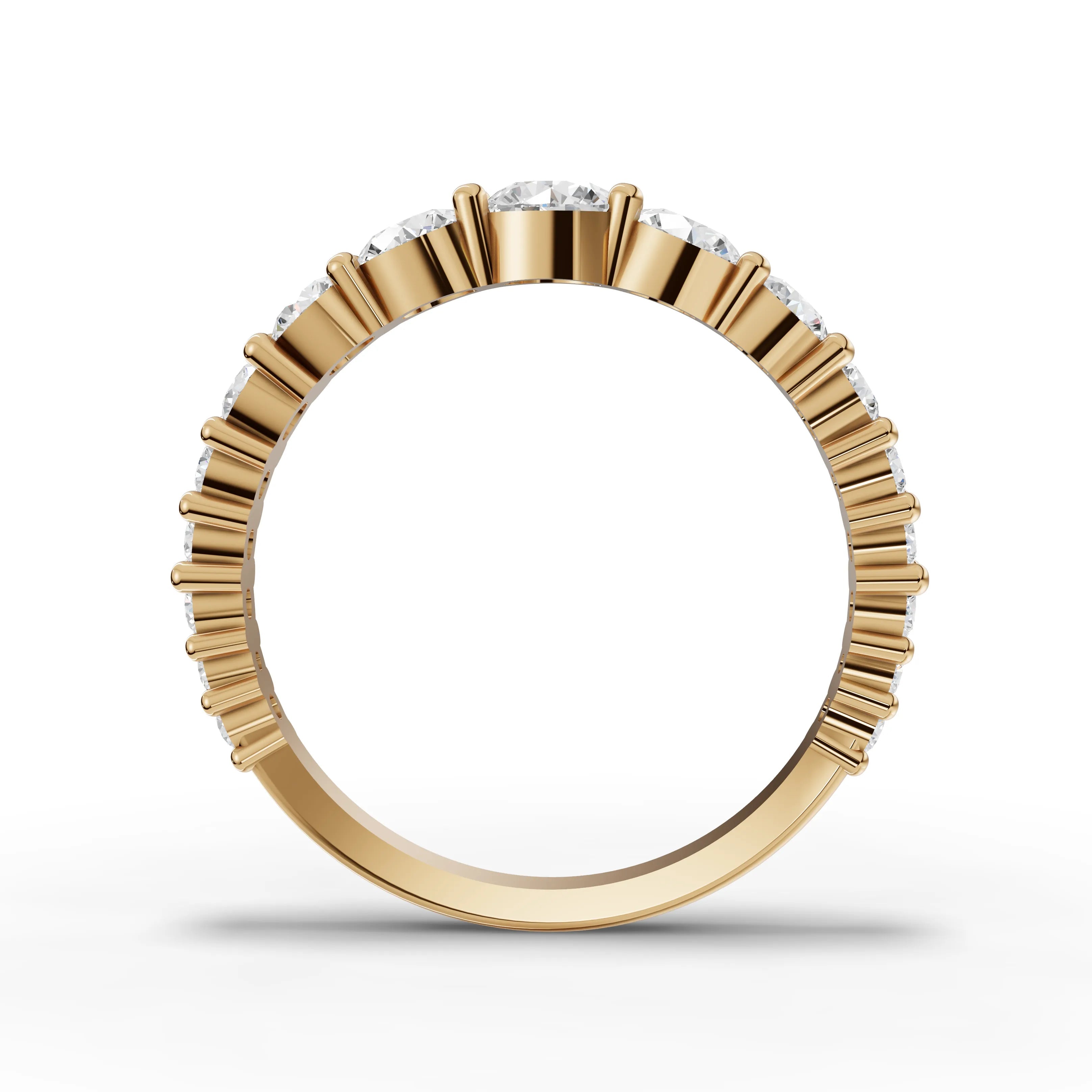 1.06CT Round Lab Diamond Elysian Eternity Band - Buvea Jewels