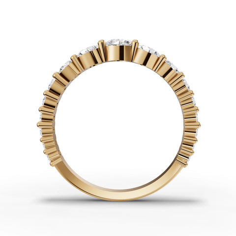 1.06CT Round Lab Diamond Elysian Eternity Band - Buvea Jewels