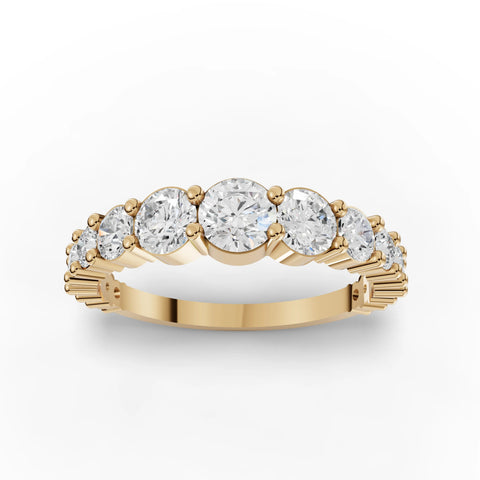 1.06CT Round Lab Diamond Elysian Eternity Band - Buvea Jewels