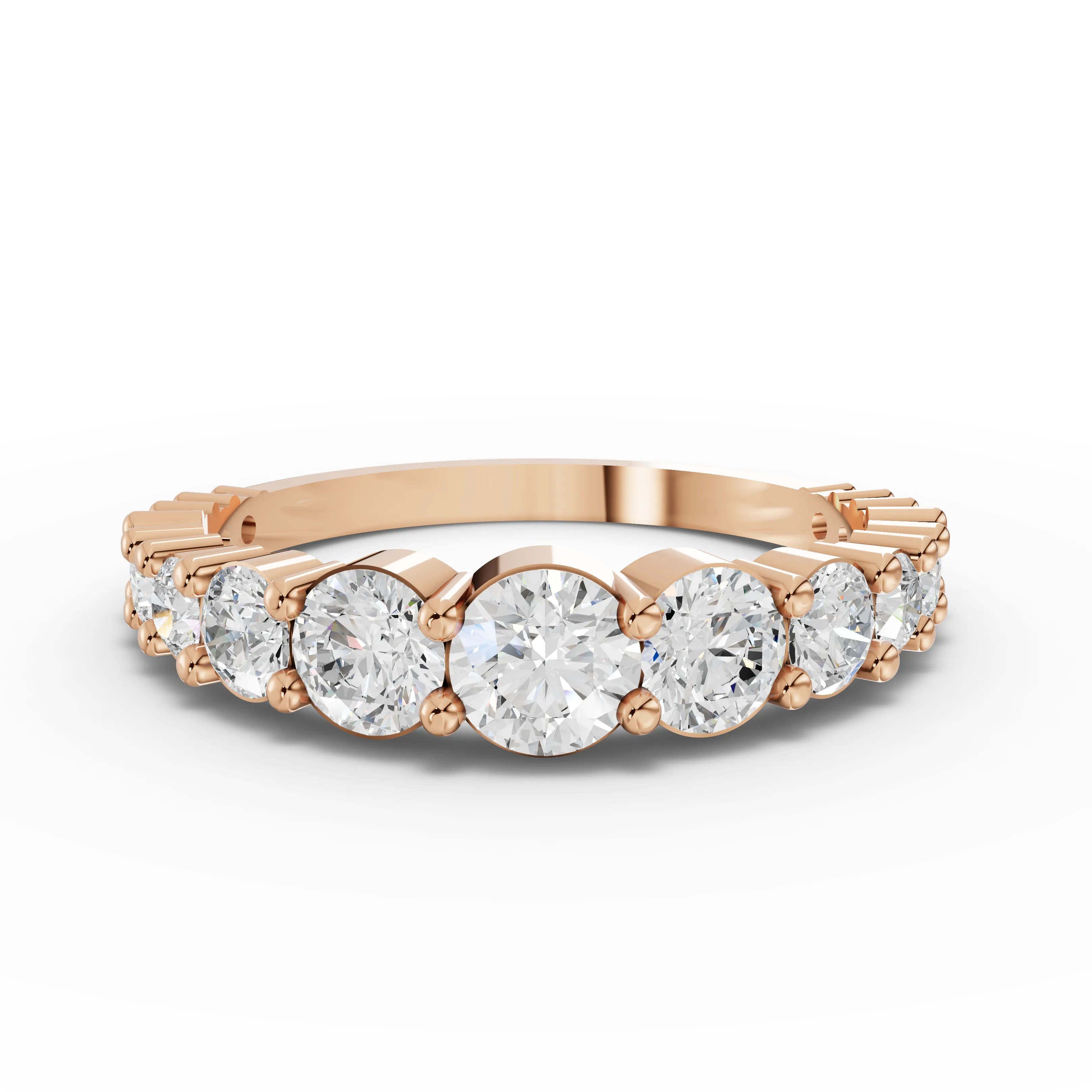 1.06CT Round Lab Diamond Elysian Eternity Band - Buvea Jewels