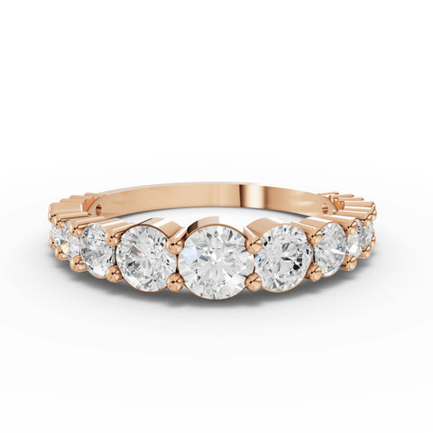 1.06CT Round Lab Diamond Elysian Eternity Band - Buvea Jewels