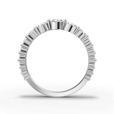 1.06CT Round Lab Diamond Elysian Eternity Band - Buvea Jewels