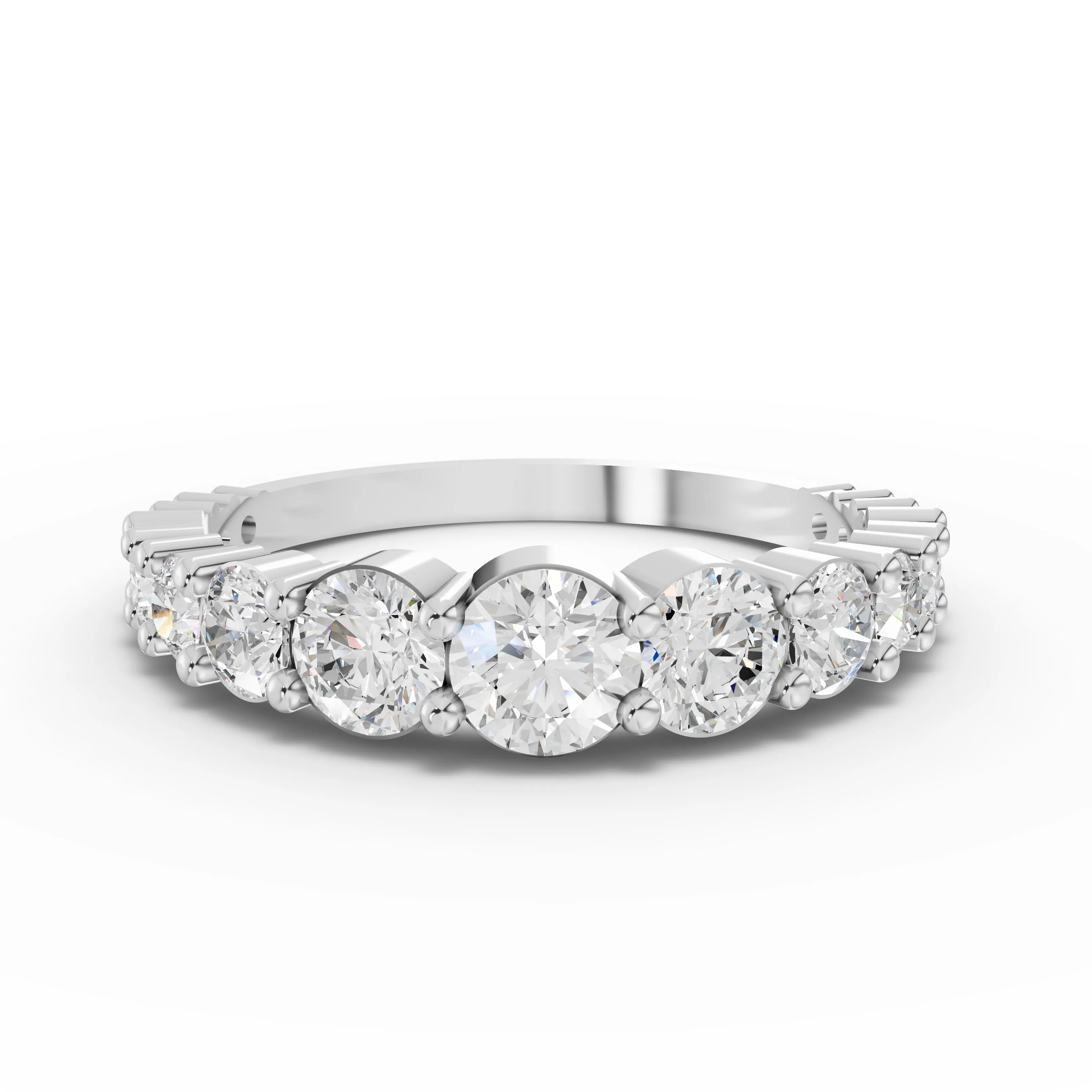 1.06CT Round Lab Diamond Elysian Eternity Band - Buvea Jewels
