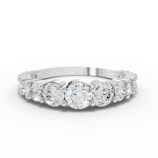 1.06CT Round Lab Diamond Elysian Eternity Band - Buvea Jewels
