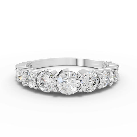 1.06CT Round Lab Diamond Elysian Eternity Band - Buvea Jewels