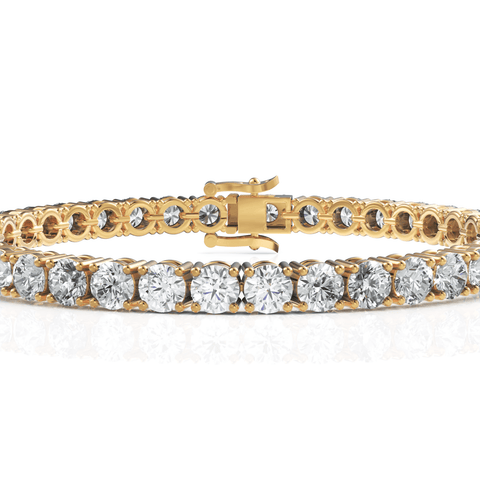 11.4CT Round Lab Diamond Tennis Bracelet - Buvea Jewels