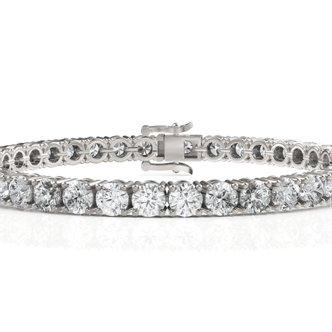 11.4CT Round Lab Diamond Tennis Bracelet - Buvea Jewels