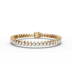 11.75CT Pear Lab Diamond Premium Tennis Bracelet - Buvea Jewels