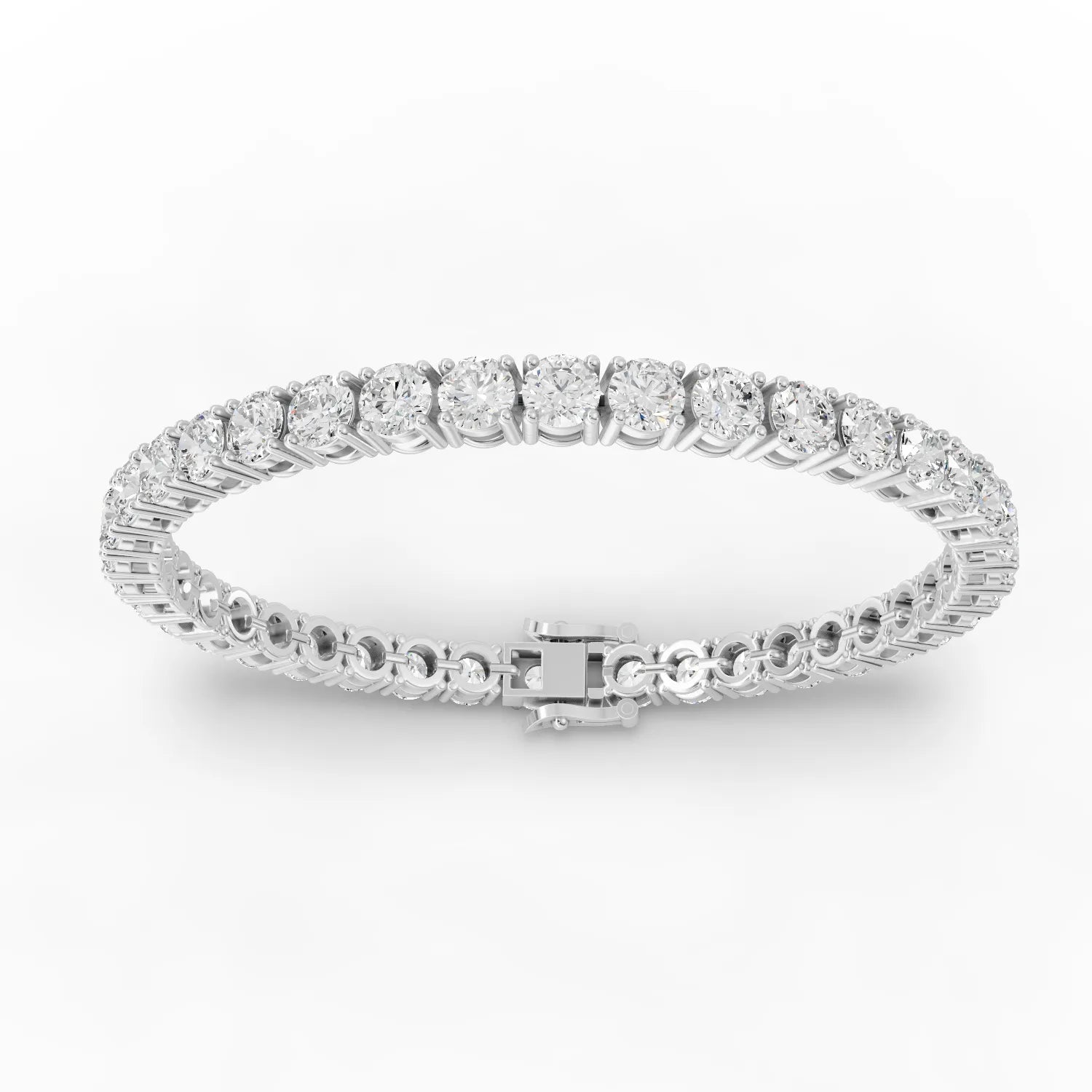 11.7CT Round Lab Diamond Tennis Bracelet - Buvea Jewels