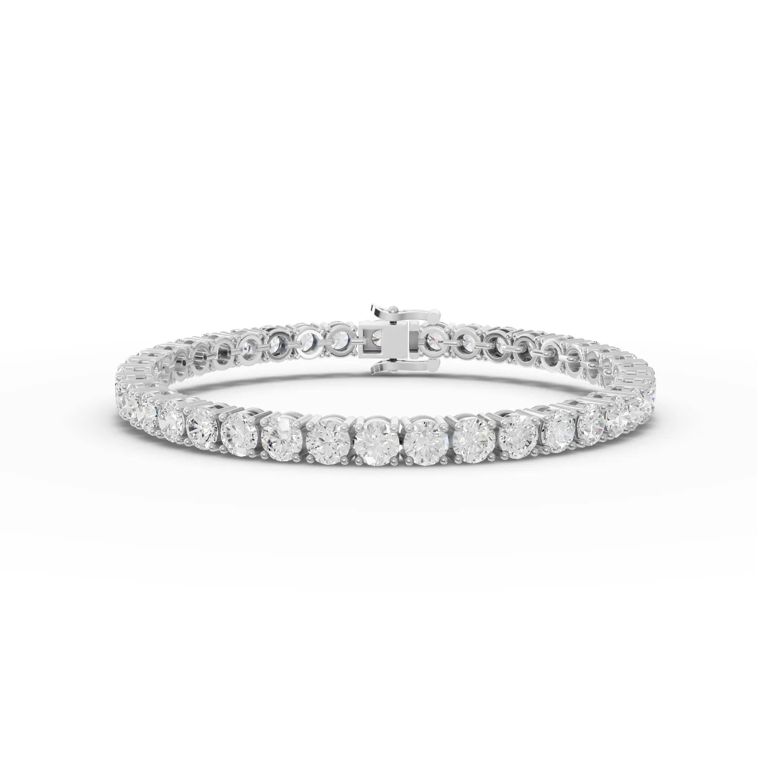 11.7CT Round Lab Diamond Tennis Bracelet - Buvea Jewels
