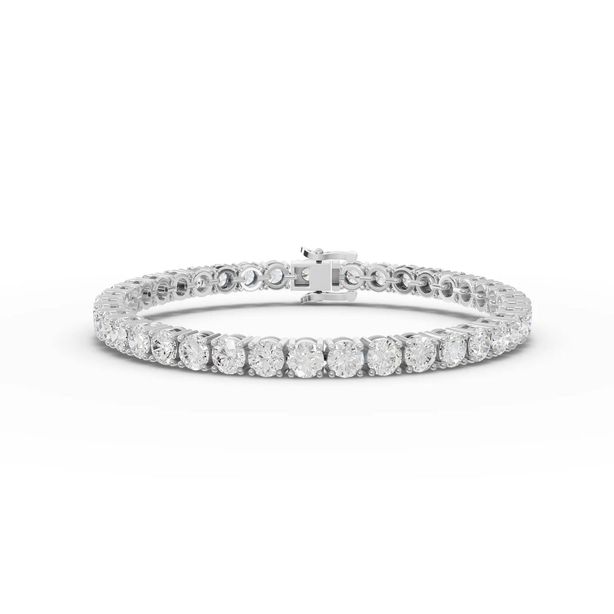 11.7CT Round Lab Diamond Tennis Bracelet - Buvea Jewels