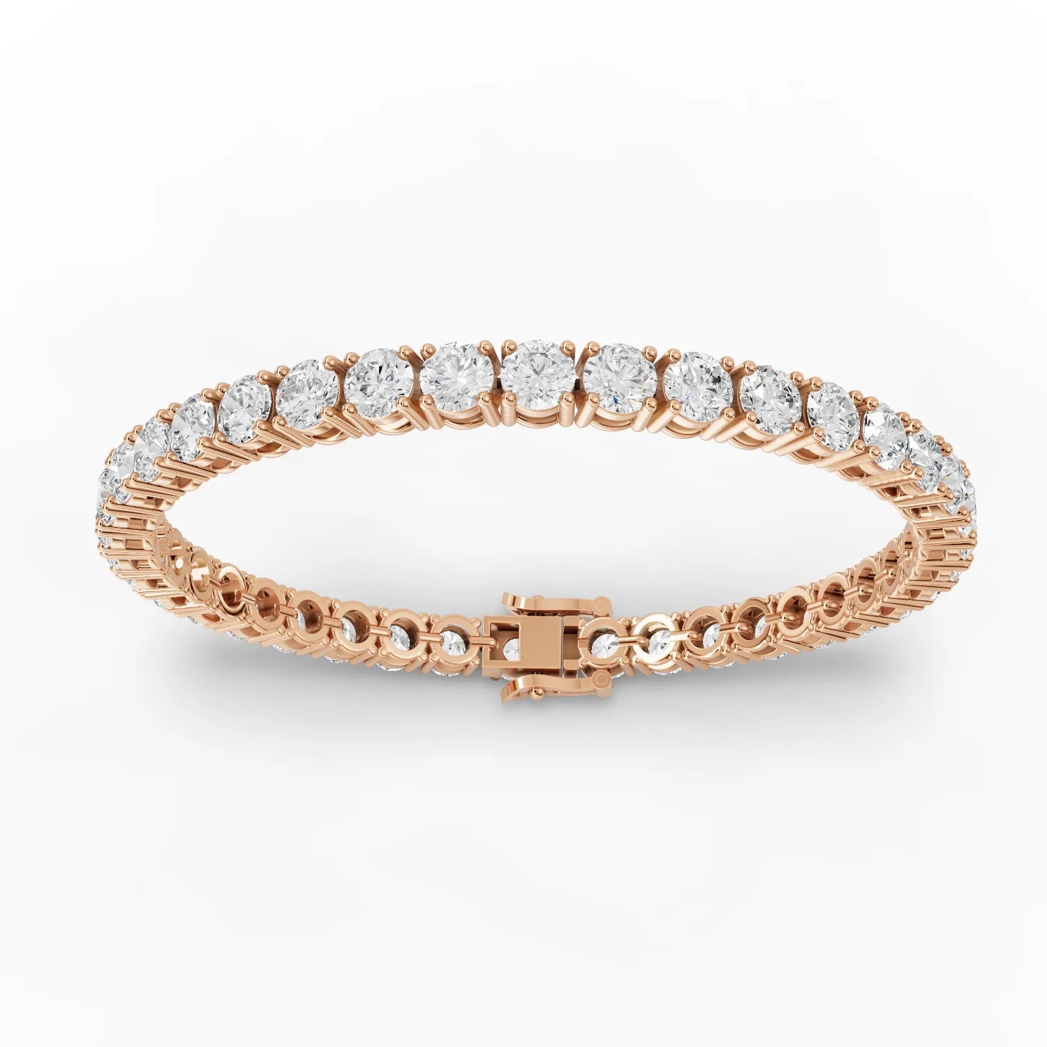 11.7CT Round Lab Diamond Tennis Bracelet - Buvea Jewels