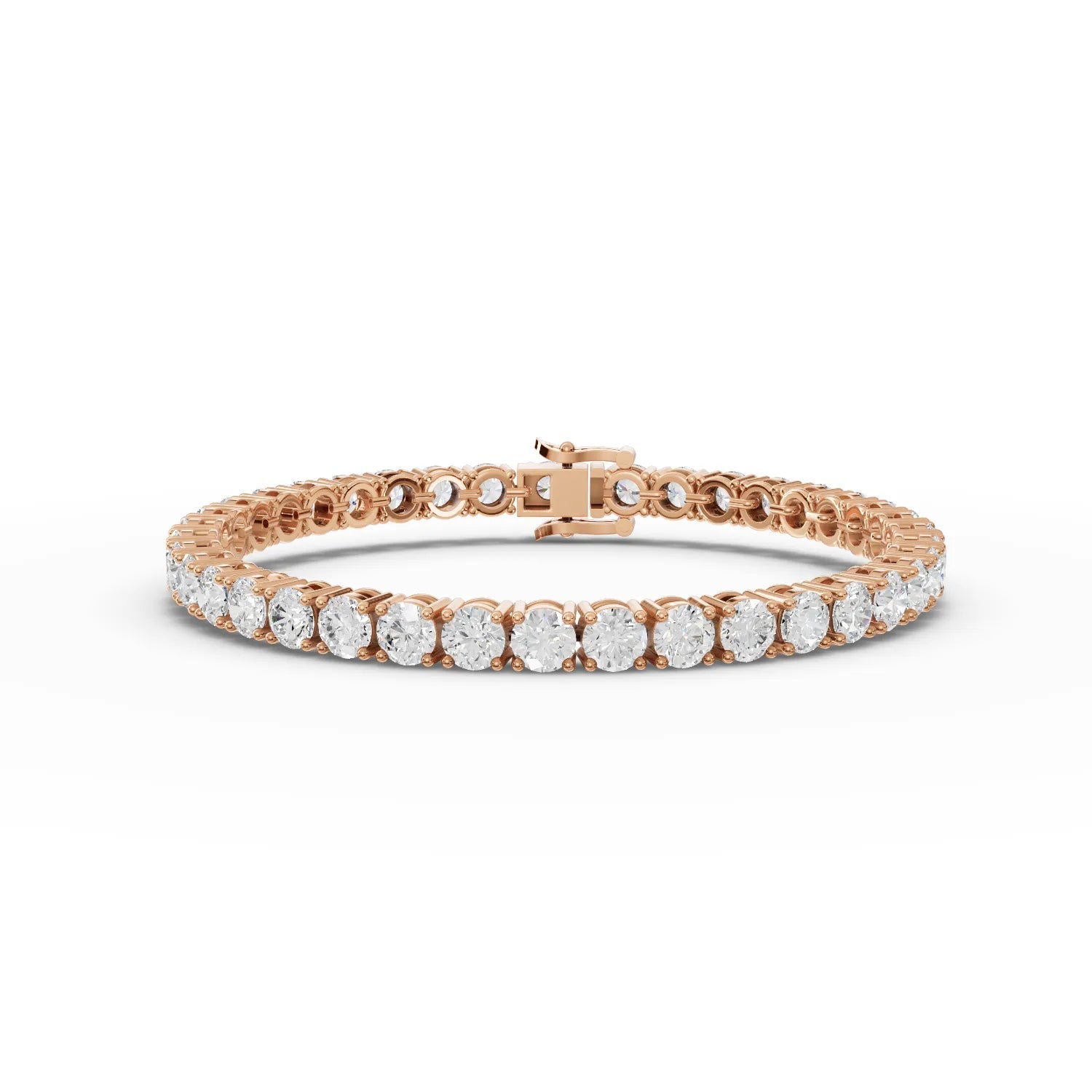11.7CT Round Lab Diamond Tennis Bracelet - Buvea Jewels