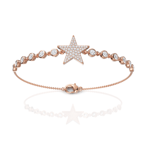 1.2CT Round Lab Diamond Star Bracelet - Buvea Jewels