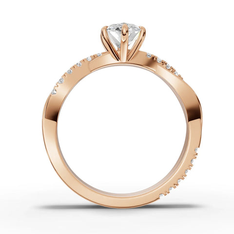1.49CT Marquise Lab Diamond Engagement Ring - Buvea Jewels