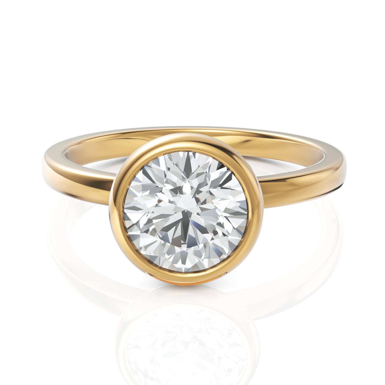 1.52CT Round Lab Diamond Classic Solitaire Ring - Buvea Jewels