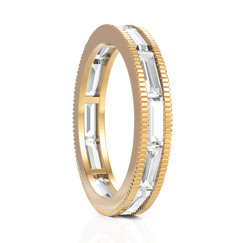 1.63CT Baguette Lab Diamond Full Eternity Ring - Buvea Jewels