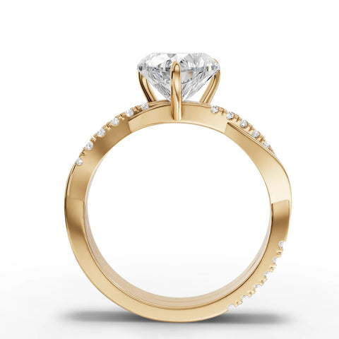 1.74CT Heart Lab Diamond Engagement Ring - Buvea Jewels