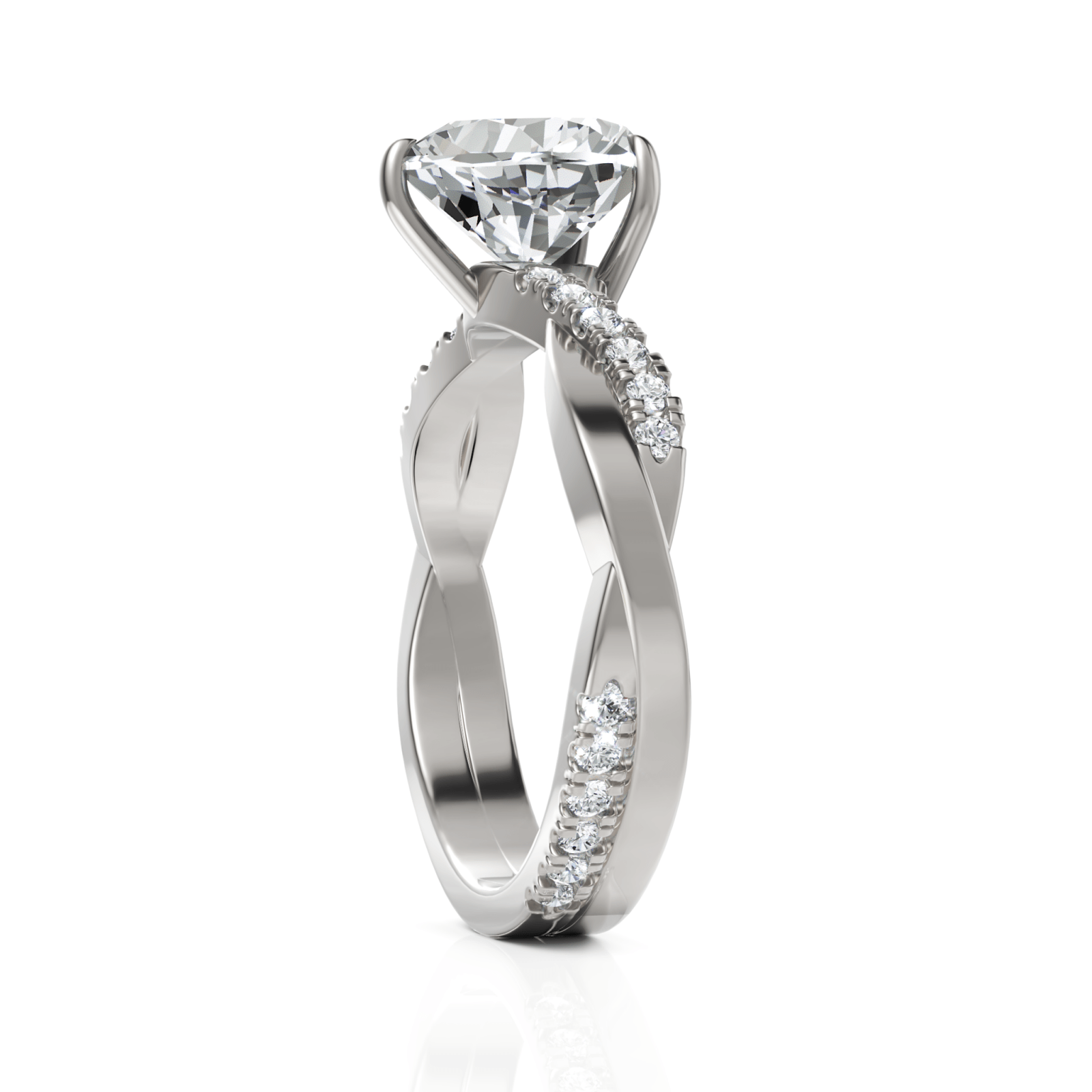 1.74CT Heart Lab Diamond Engagement Ring - Buvea Jewels