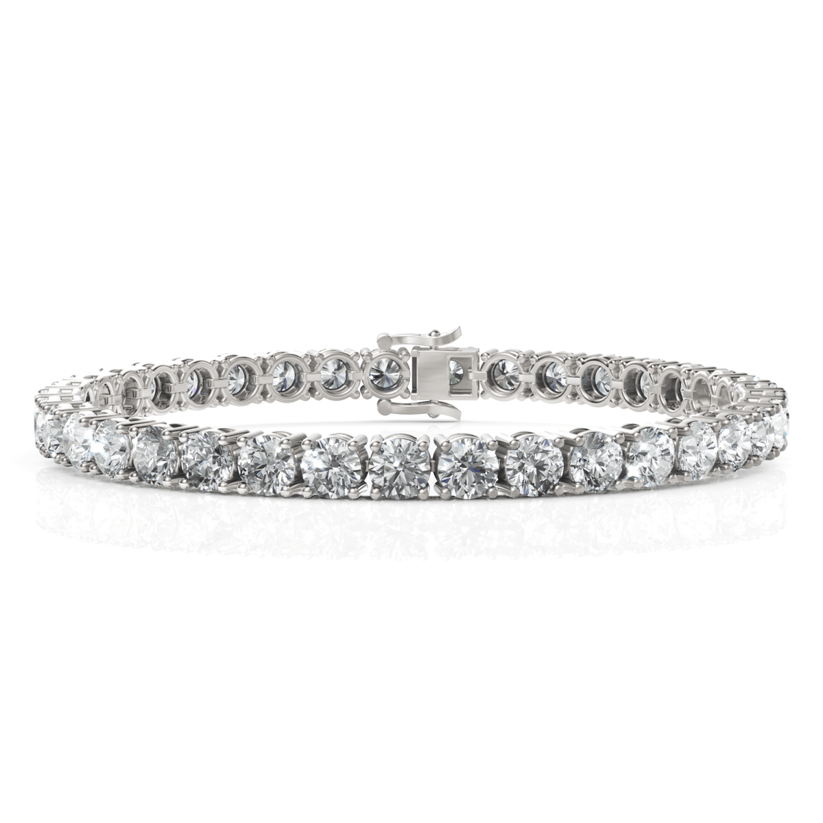 18.5CT Round Lab Diamond Tennis Bracelet - Buvea Jewels