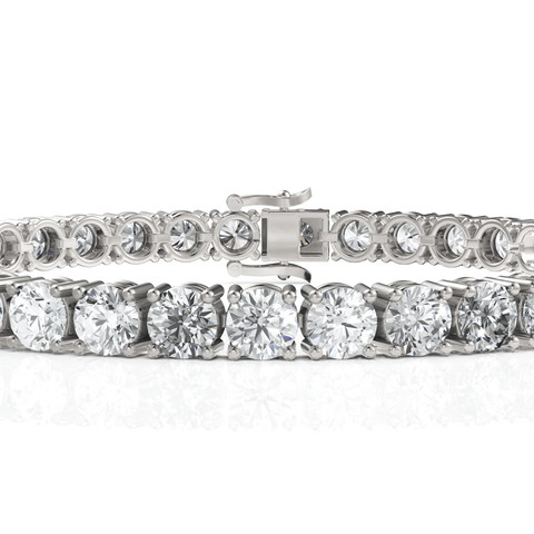 18.5CT Round Lab Diamond Tennis Bracelet - Buvea Jewels