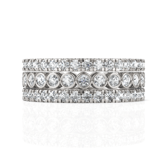 1.91CT Round Lab Diamond Bridal Set Ring - Buvea Jewels