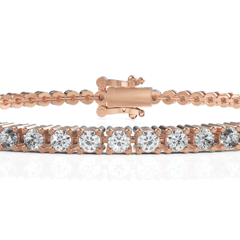 1.98CT Round Lab Diamond Everyday Tennis Bracelet - Buvea Jewels