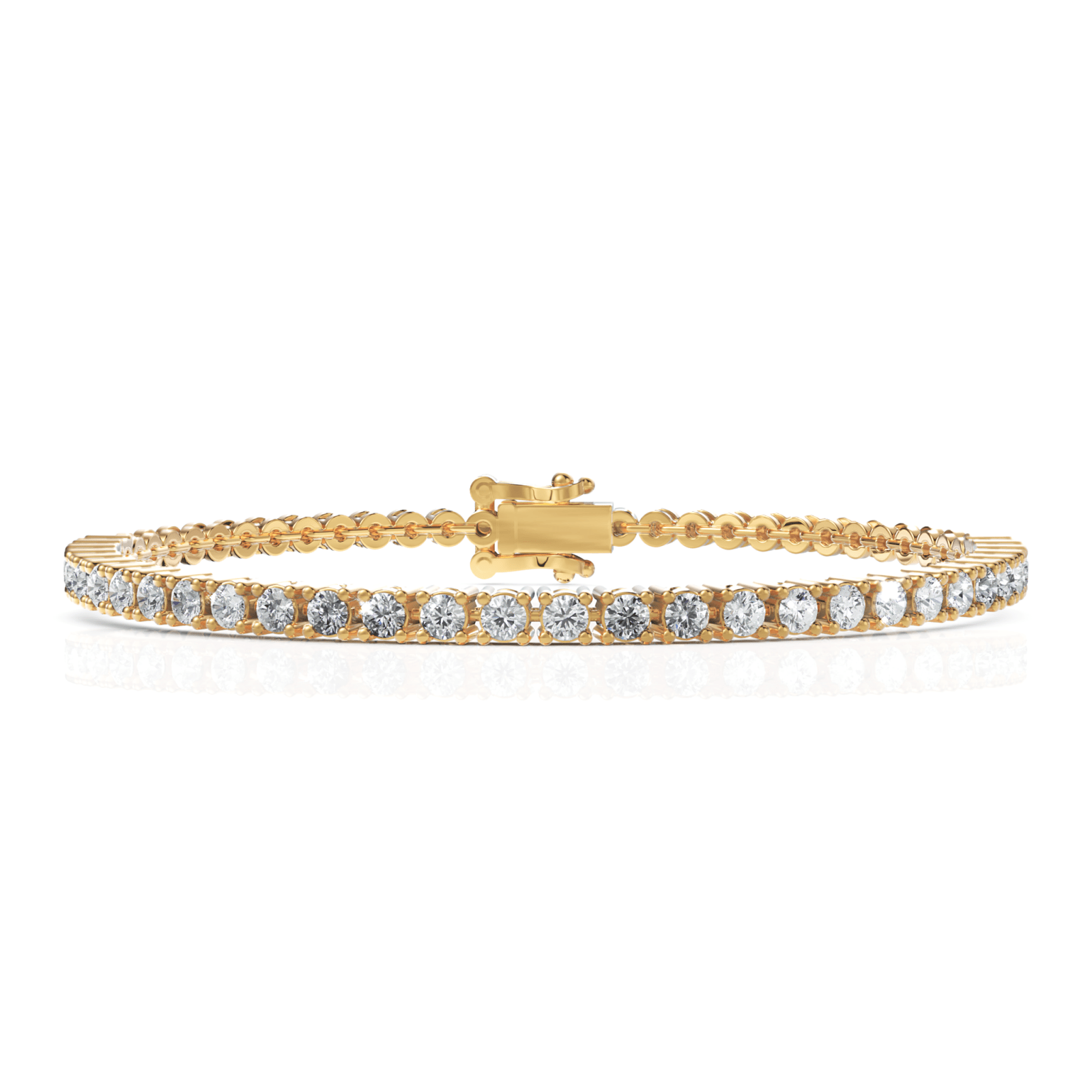 1.98CT Round Lab Diamond Everyday Tennis Bracelet - Buvea Jewels