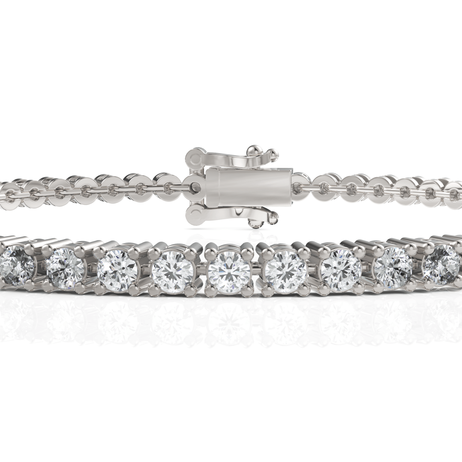 1.98CT Round Lab Diamond Everyday Tennis Bracelet - Buvea Jewels