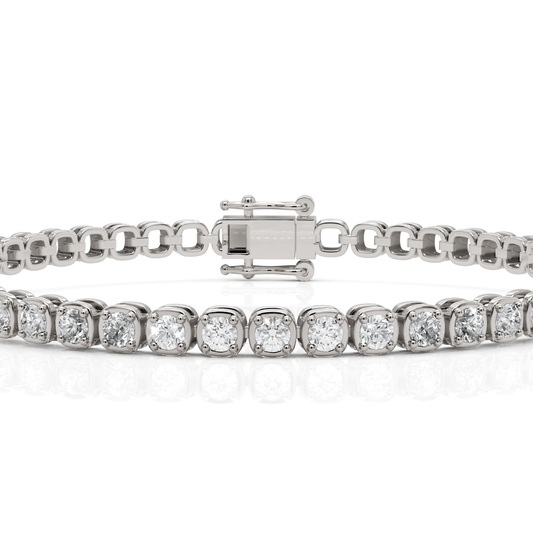 2.17CT Round Lab Diamond Tennis Bracelet - Buvea Jewels