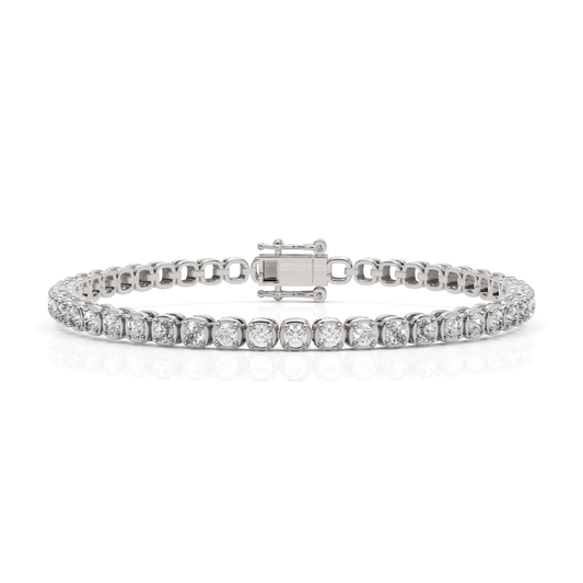 2.17CT Round Lab Diamond Tennis Bracelet - Buvea Jewels