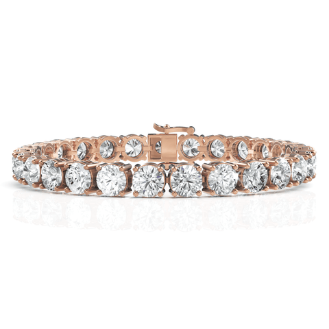 22.68CT Round Lab Diamond Tennis Bracelet - Buvea Jewels