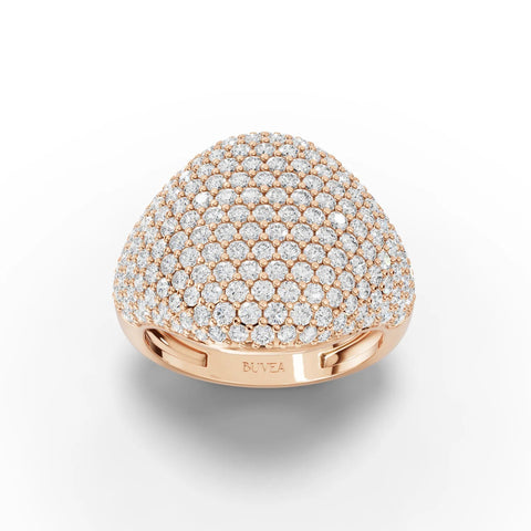2.33CT Round Lab Diamond Premium Dome Ring - Buvea Jewels