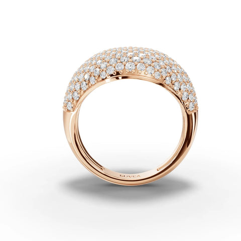 2.33CT Round Lab Diamond Premium Dome Ring - Buvea Jewels