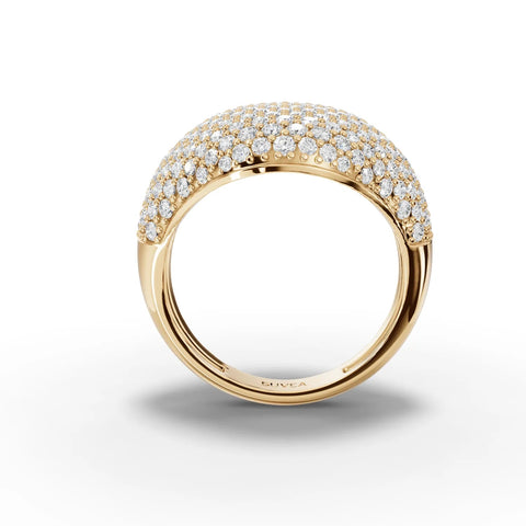 2.33CT Round Lab Diamond Premium Dome Ring - Buvea Jewels